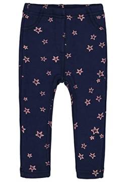 SALT AND PEPPER Baby-Mädchen Thermoleggings mit Allover Sternen Leggings, Navy,74 von SALT AND PEPPER