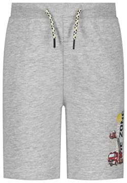 SALT AND PEPPER Jungen Boys Bermuda Fire Zone Print Bermudas, Light Grey Mel, Normal von SALT AND PEPPER