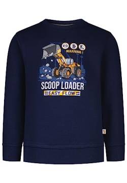 SALT AND PEPPER Jungen Sweatshirt mit Baustellen Applikation und Print von SALT AND PEPPER