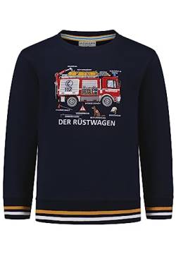 SALT AND PEPPER Jungen Sweatshirt mit Feuerwehrauto Applikation von SALT AND PEPPER