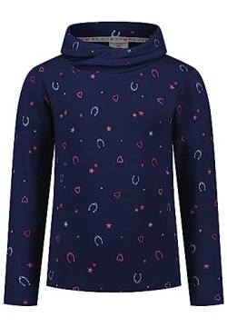 SALT AND PEPPER Mädchen Sweatshirt mit Schalkragen und Allover Print von SALT AND PEPPER