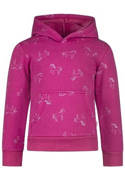 SALT AND PEPPER Mädchen Thermo Hoodie mit dezentem Allover Pferde Print von SALT AND PEPPER