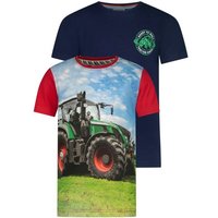 SALT AND PEPPER T-Shirt Traktor (2-tlg) mit realistischem Fotodruck von SALT AND PEPPER
