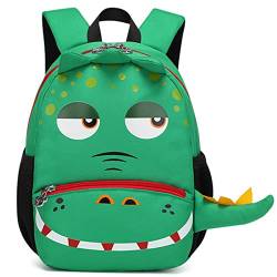 SALWINGS Kleinkind-Rucksack für Vorschule, Kindergarten, Jungen, Mädchen, süße Cartoon-Kinderrucksäcke, Schultasche im Alter von 2–5, Hippo von SALWINGS