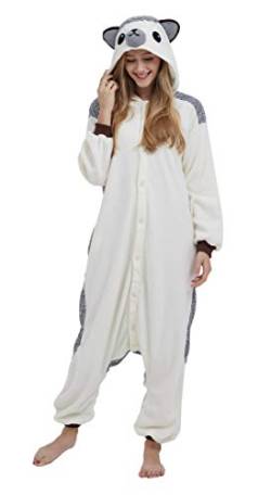 SAMGU Adult Pyjama Cosplay Tier Onesie Body Nachtwäsche Kleid Overall Animal Sleepwear Erwachsene Igel XL von SAMGU