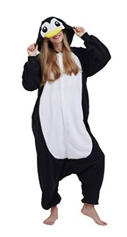 SAMGU Adult Pyjama Cosplay Tier Onesie Body Nachtwäsche Kleid Overall Animal Sleepwear Erwachsene Pinguin L von SAMGU
