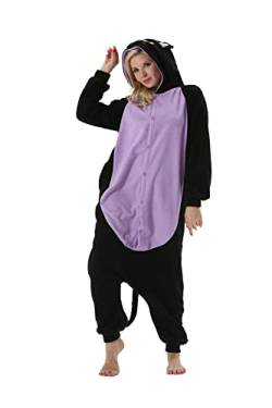 SAMGU Damen Jumpsuits Onesie Tier Unisex Kigurumi Schlafanzug Cosplay Kostüm Erwachsene Pyjamas Hoodie Halloween Fasching Herren Sleepwear von SAMGU