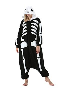 SAMGU Damen Jumpsuits Onesie Tier Unisex Kigurumi Schlafanzug Cosplay Kostüm Erwachsene Pyjamas Hoodie Halloween Fasching Herren Sleepwear von SAMGU