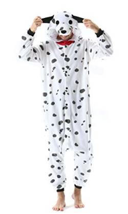 SAMGU Tier Onesie Pyjama Cosplay Kostüme Schlafanzug Erwachsene Unisex Animal Tieroutfit tierkostüme Jumpsuit Hund S von SAMGU