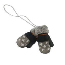 SAMGU Winter Warm Baby Handschuhe Full Fingers Jungen Mädchen Handschuhe Cotton Knitting Farbe Dunkelgrau von SAMGU