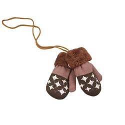 SAMGU Winter Warm Baby Handschuhe Full Fingers Jungen Mädchen Handschuhe Cotton Knitting Farbe Khaki von SAMGU