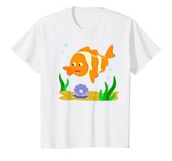 Kinder Niedlicher Clownfisch Fisch Baby Junge Mädchen Kleinkinder T-Shirt von SAMMODA Kids