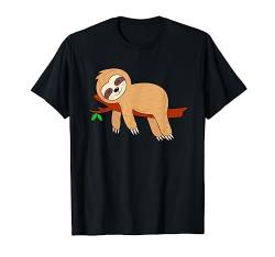 TShirt mit Faultier Kinder Jungen Mädchen Damen Herren Sloth T-Shirt von SAMMODA