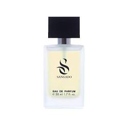 SANGADO Amour. Inter. Parfüm für Herren, 8-10 Stunden Langanhaltend, Luxuriös duftend, Orientalisches Holziges, Zarte französische Essenszen, Extra-konzentriert (Eau de Parfum), 50 ml von SANGADO