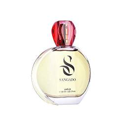 SANGADO Bella Femme Parfüm für Damen, 8-10 Stunden Langanhaltend, Luxuriös Duftendes, Blumiges Fruchtiges Gourmand, Zarte französische Essenszen, Extra-konzentriert (Parfüm), 60ml von SANGADO