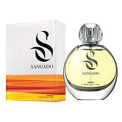 SANGADO Gardenia Parfüm für Damen, 8-10 Stunden Langanhaltend, Luxuriös Duftendes, Blumiges, Zarte französische Essenszen, Extra-konzentriert (Parfüm), 50 ml Spray von SANGADO