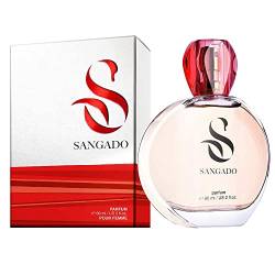SANGADO Sicily Parfüm für Damen, 8-10 Stunden Langanhaltend, Luxuriös Duftendes, Fruchtiges Chypre, Zarte französische Essenszen, Extra-konzentriert (Parfüm), 60ml von SANGADO