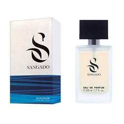 SANGADO Unwiderstehlich Parfüm für Herren, 8-10 Stunden Langanhaltend, Luxuriös duftend, Orientalisches Fougere, Zarte französische Essenszen, Extra-konzentriert Eau de Parfum, 50 ml von SANGADO