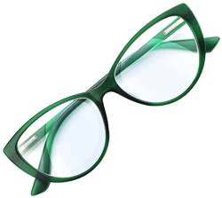 SANICO modische Lesebrille Cat-Eye Sehstärke 1,0 1,5 2,0 2,5 3,0 3,5 Dioptrien I Sehhilfe modern Lesehilfe I Lesebrillen Damen Brille 1.0 1.5 2.0 2.5 3.0 3.5 Modell ANDE (Grün, 1, diopters) von SANICO