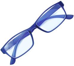 SANICO modische Lesebrille Sehstärke 1,0 1,5 2,0 2,5 3,0 3,5 Dioptrien I Sehhilfe Lesehilfe I Lesebrillen Damen Herren Brille 1.0 1.5 2.0 2.5 3.0 3.5 unisex I Modell TICINO (Blau, 1, diopters) von SANICO