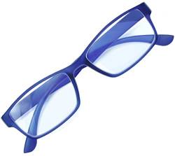 SANICO modische Lesebrille Sehstärke 1,0 1,5 2,0 2,5 3,0 3,5 Dioptrien I Sehhilfe Lesehilfe I Lesebrillen Damen Herren Brille 1.0 1.5 2.0 2.5 3.0 3.5 unisex I Modell TICINO (Blau, 1.5, diopters) von SANICO