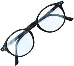 SANICO modische Lesebrille Sehstärke 1,0 1,5 2,0 2,5 3,0 3,5 Dioptrien I Sehhilfe Lesehilfe Lesebrillen Damen Herren Brille 1.0 1.5 2.0 2.5 3.0 3.5 unisex Modell VENEZIA (Schwarz, 1, diopters) von SANICO