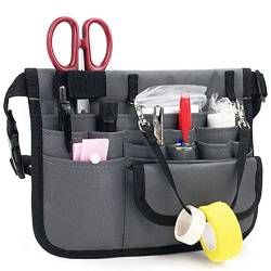 SANON Hüfttasche mit mehreren Taschen, Multifunktions-Krankenschwester-Hüfttasche, tragbare Bauchtasche für Pflegekräfte, dunkelgrau, Modisch von SANON