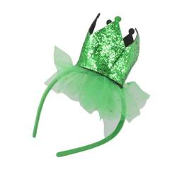 SANRLO Stirnbänder, Haarschmuck für Damen, Patricks Day Stirnband, irischer Hut, Kopf-Bopper, leuchtend grüner Haarreif für Haar-Accessoire von SANRLO