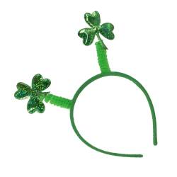 SANRLO Stirnbänder, Haarschmuck für Damen, Patricks Day Stirnband, irischer Hut, Kopf-Bopper, leuchtend grüner Haarreif für Haar-Accessoire von SANRLO