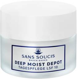 Sans Soucis Tagespflege LSF 10 50 ml – Gesichtspflege für trockene Haut Feuchtigkeitspflege Deep Moist Depot von SANS SOUCIS BADEN-BADEN