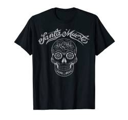 SANTA MUERTE MEXICAN SKELETT GOTHIC MAYO DAMEN HERREN MÄNNER T-Shirt von SANTA MUERTE MEXICAN SKELETT GESCHENKE HALLOWEEN