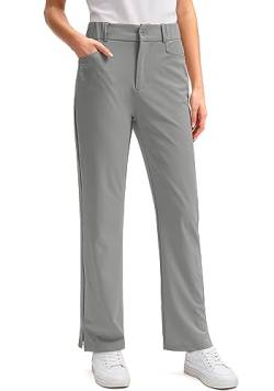 SANTINY Damen-Golfhose mit 5 Taschen, hohe Taille, schnell trocknend, Stretch-Hose für Frauen, Reisen, Arbeit, Freizeit von SANTINY