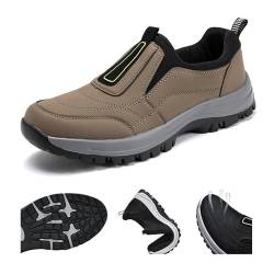 Men's Orthopedic Walking Shoes,Comfortable Breathable Waterproof Sneakers,New Casual Slip On Shoes with Arch Support von SARAYO