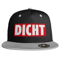 SAUFCOUNTER MARK YOUR DRINKS Dicht Snapback lustige Snapback mit Trinkspruch voll hacke besoffen Malle Saufen Bier Alkohol Party (Schwarz/Grau) von SAUFCOUNTER MARK YOUR DRINKS