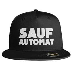 SAUFCOUNTER MARK YOUR DRINKS Saufautomat Snapback lustige Snapback mit Trinkspruch Malle Saufen Bier Alkohol Saufi Party (Schwarz/Schwarz) von SAUFCOUNTER MARK YOUR DRINKS