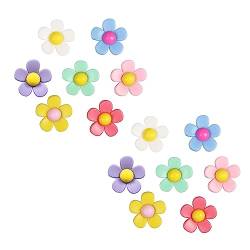 14stk Schuhanhänger Blumen für Crocs, Blumen Anhänger Deko für Schuhe Charms für Mädchen Süß Charm-Zubehör für DIY-Schuhdekoration von SAVITA