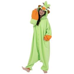SAZAC Kigurumi - Pokemon - Grookey - Onesie Jumpsuit Halloween Kostüm, Grün , X-Large von SAZAC