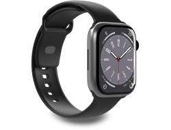 Puro Silicon Armband Apple Watch 38/40/41mm schwarz von SBS