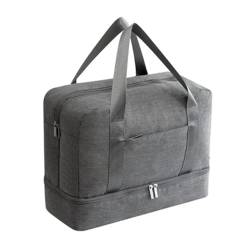 Reiseveranstalter, große Kapazität, Gepäcktasche, Herren-Reisetaschen, Damen-Koffer-Organizer, Rucksäcke (Color : Grey, Size : 39x30x18cm) von SBTRKT