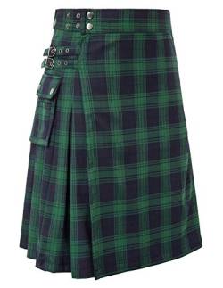 Schottischer Herren-Kilt mit traditionellem Highland-Schottenkaro. - - XX-Large von SCARLET DARKNESS