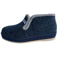 SCHAWOS Schawos Damen Hauschuh 2070-8 blau Hausschuh von SCHAWOS