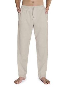 SCHAZAD Leinenhose Chino (L, beige) von SCHAZAD