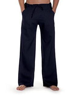 SCHAZAD Leinenhose Essential (L, blau) von SCHAZAD