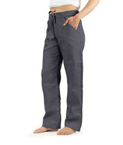 SCHAZAD Leinenhose Essential (XL, anthrazit) von SCHAZAD