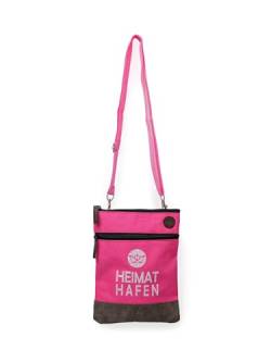 SCHIETWETTER Accessoire Crossbag Heimathafen, Umhängetasche, stylisch, maritim, wasserabweisend pink OS von SCHIETWETTER