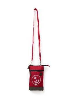SCHIETWETTER Accessoire Mini Crossbag Ankerliebe, Umhängetasche, Handtasche, Mini-Tasche, maritim, schick, robust rot OS von SCHIETWETTER