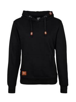 SCHIETWETTER Damen Hoodie, Kapuzenpullover, Sweater, Kapuzenhoodie unifarben, Allrounder, modisch Black 42 von SCHIETWETTER