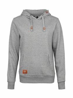 SCHIETWETTER Damen Hoodie, Kapuzenpullover, Sweater, Kapuzenhoodie unifarben, Allrounder, modisch Grey 42 von SCHIETWETTER