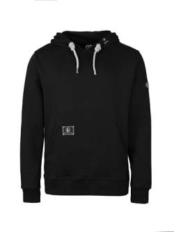 SCHIETWETTER Herren Hoodie Daniel Kapuzenpullover aus 60% Baumwolle, Basic für Herren, Dicker Pulli für Männer Black 4XL von SCHIETWETTER