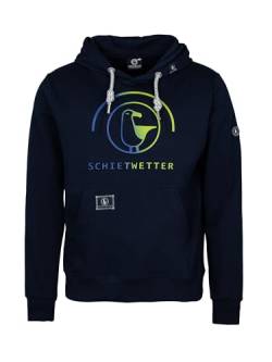 SCHIETWETTER Herren Hoodie Hansi, Kapuzenpullover, 3D-Logo-Print, warm, bequem Navy XL von SCHIETWETTER